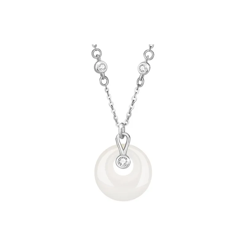 LANMUYINNUO Natural Chalcedony Necklaces Women's-0