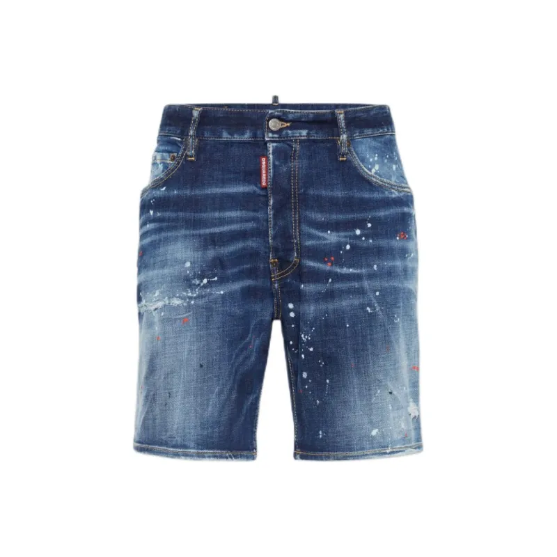 DSQUARED 2 Casual Shorts Men's Marine Blue-0