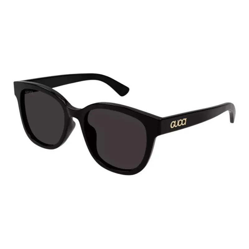 GUCCI Acetate Round Sunglasses Men's Black-0