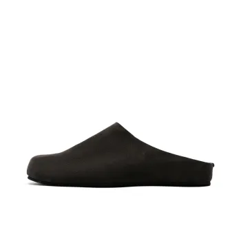 WEISHIBANGWEI Rubber Sole Closed Toe Slippers Unisex Black Coffee