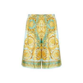 VERSACE Casual Shorts Men's Yellow