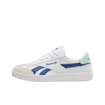 Reebok Smash Edge S Anti Slip Wear Resistant Low Top Skateboard Shoes Unisex White