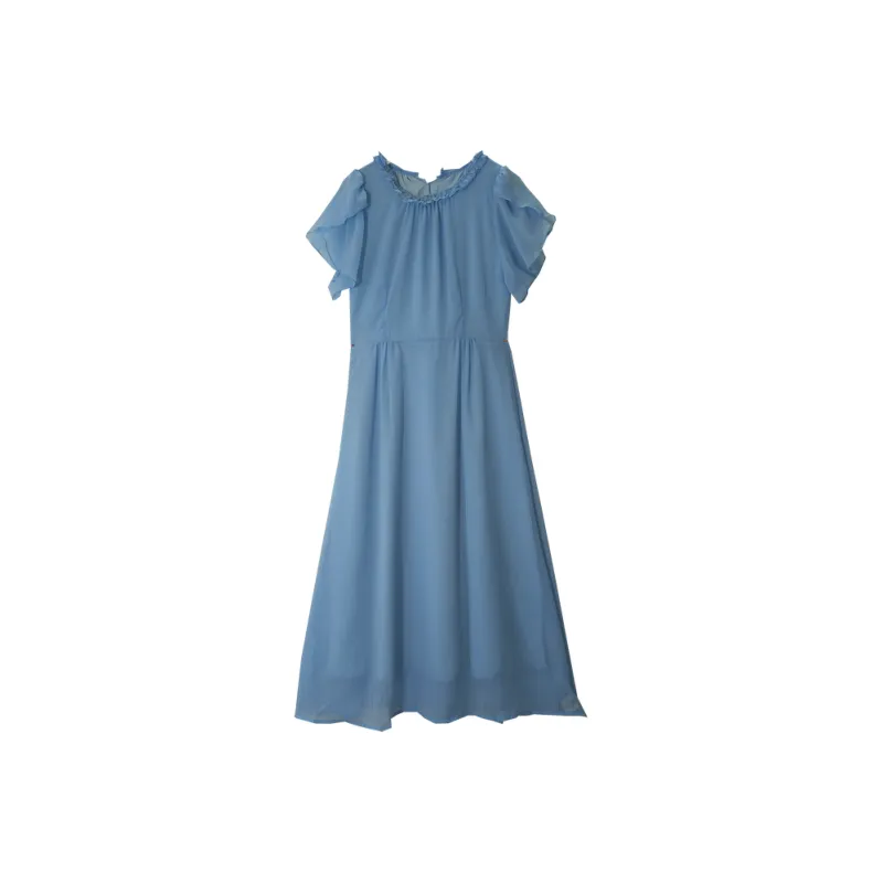 DOSOHEB Short Sleeved Dress Women's-0