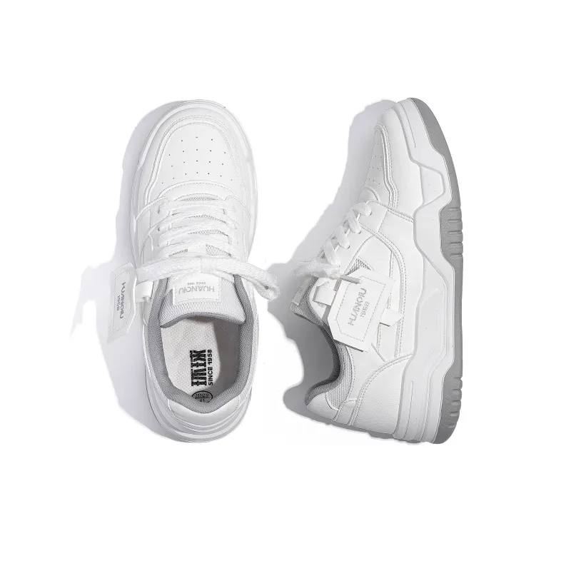 HUANQIU Coverage Lightweight And Breathable Low Top Skateboard Shoes Men's-11