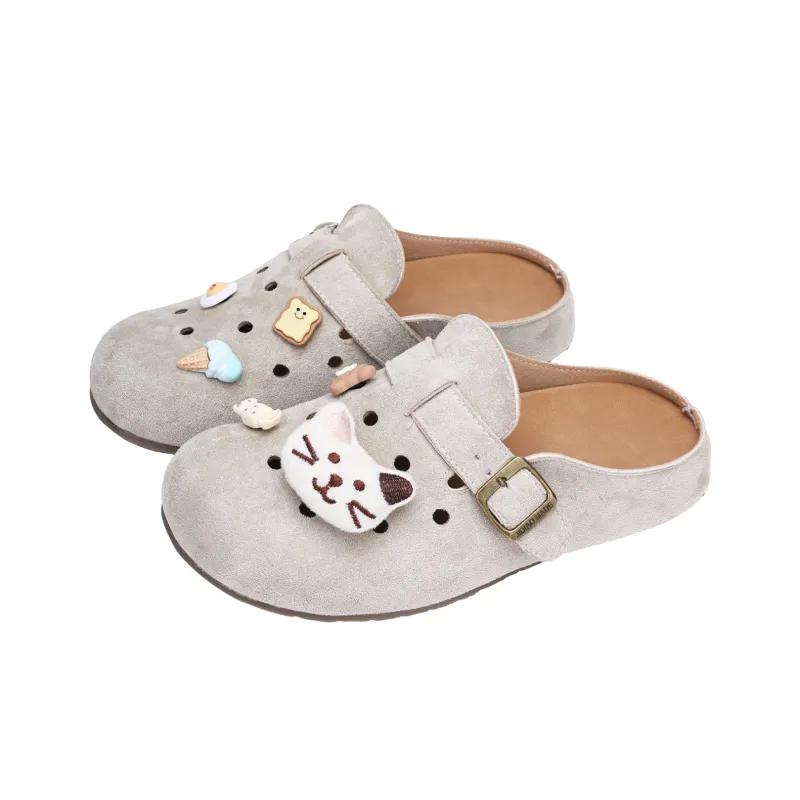 XMISTUO Quiet Abrasion Resistant Slip Resistant Closed Toe Slippers Women's-6
