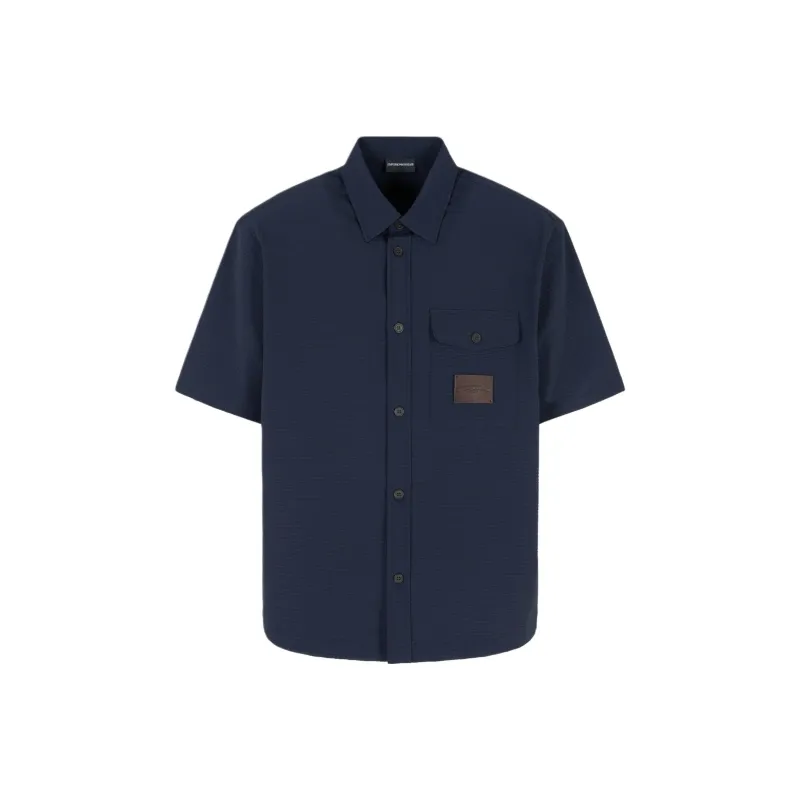 EMPORIO ARMANI Shirt Men's Marine Blue-0