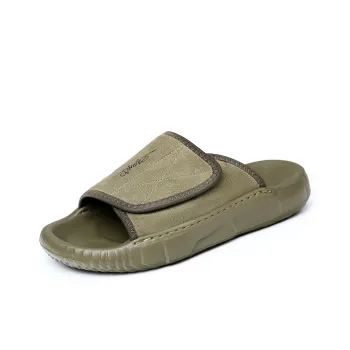 Ignition Stitching Slip Resistant Abrasion Resistant Slide Slippers Men's Green