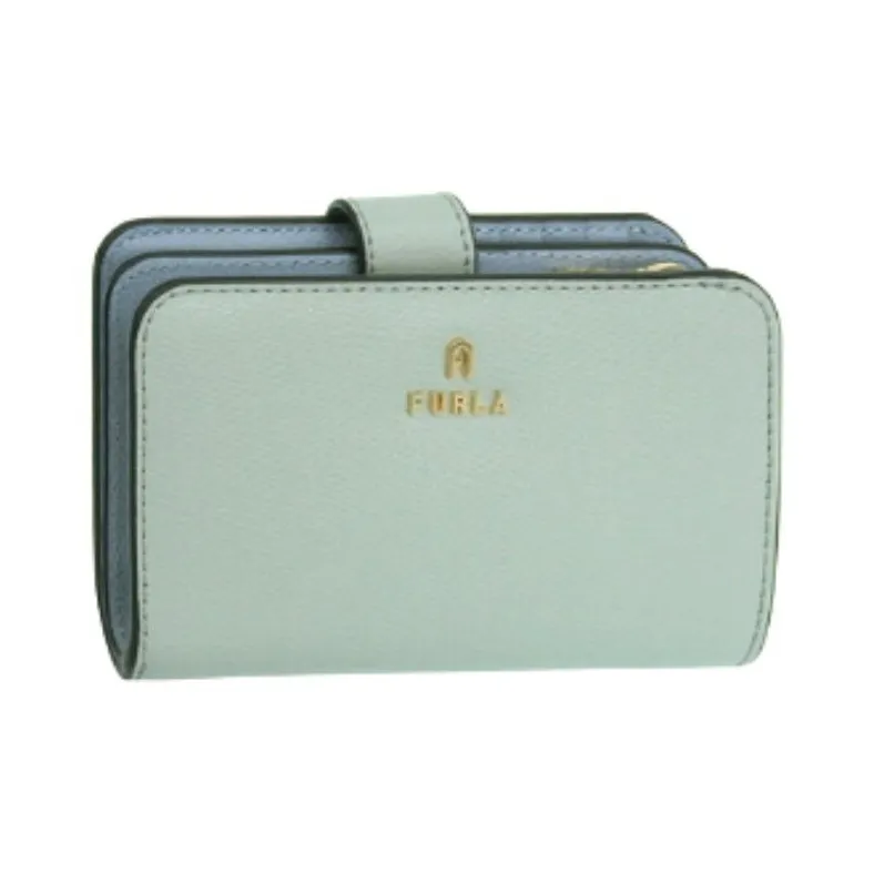 Furla Leather Wallet Women's Light Blue-1
