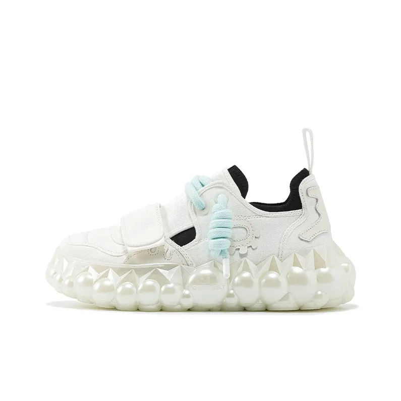 OETZI Slip Resistant, Abrasion Resistant, Breathable, Lightweight, Height Increasing Low Top Casual Shoes Unisex White-0