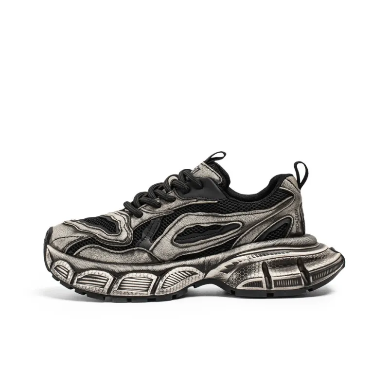TROADLOP Anti Slip Wear Resistant Low Top Chunky Sneakers Men's-0