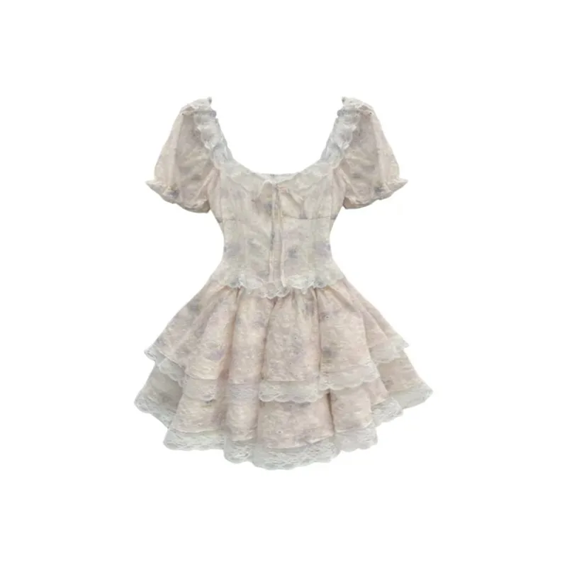 Peaches Peaches Short Sleeved Dress Women's-0