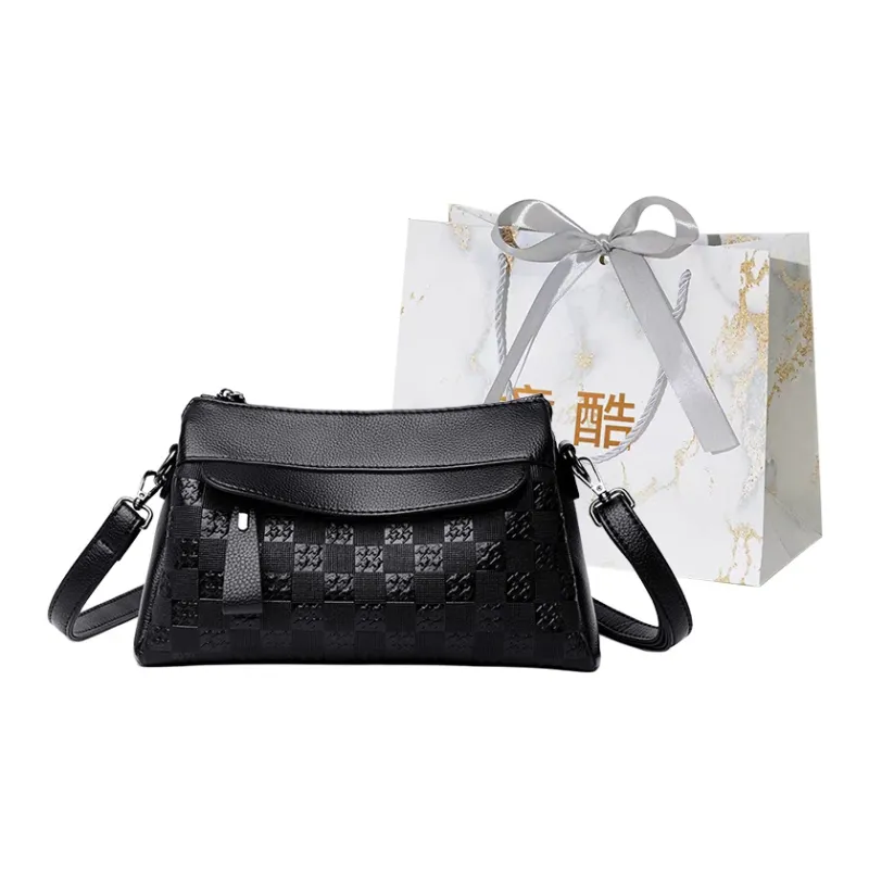 Cool PU Crossbody Bag, Shoulder Bag Women's Black-6