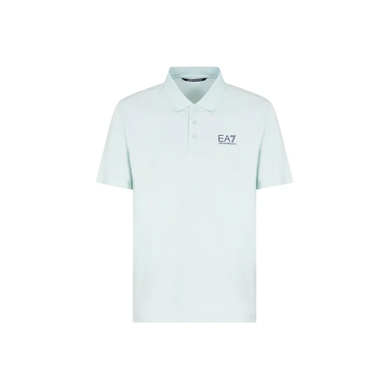 EMPORIO ARMANI EA7 Polo Shirt Men's Light Green-0
