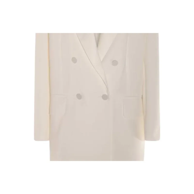 MaxMara Business Suit Coat Women's White-3