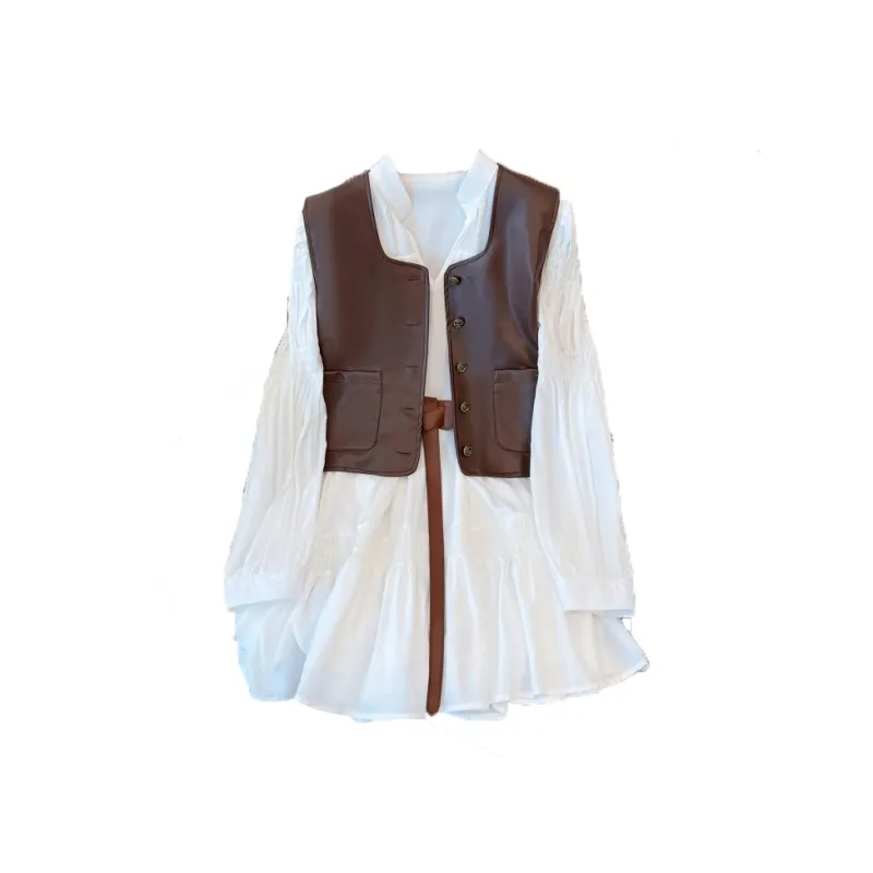 Si Bei'er Two Piece Skirt Sets Women's-0