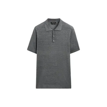 Massimo Dutti Polo Shirts Men Dark Gray