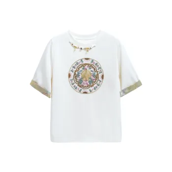 OZVO T Shirts Women's White