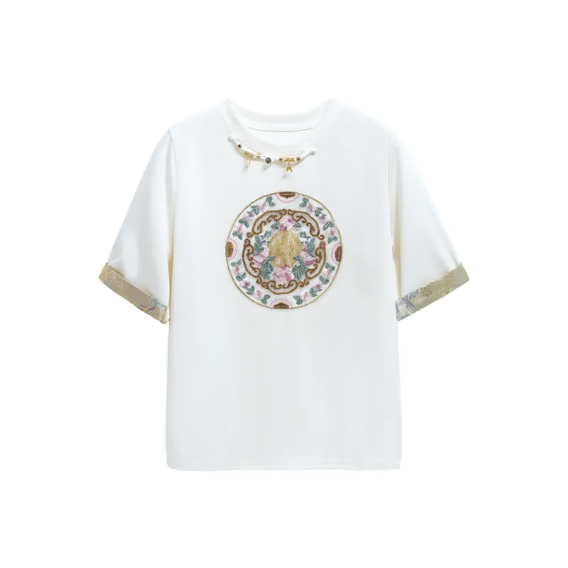 OZVO T Shirts Women's White-0