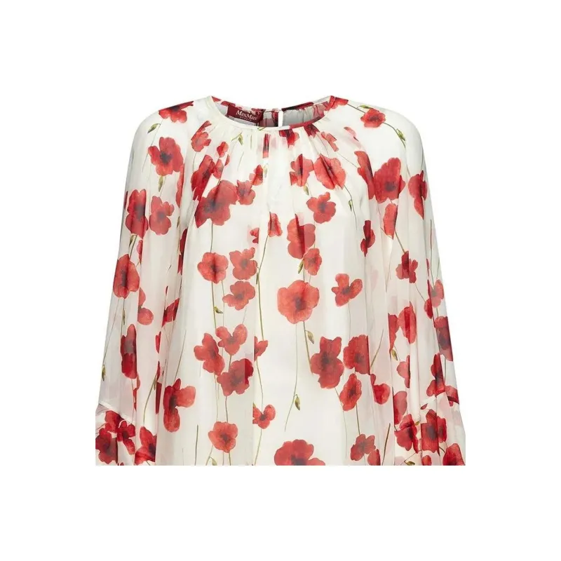 MaxMara Studio Zoraide All Over Floral Printed Dress-2