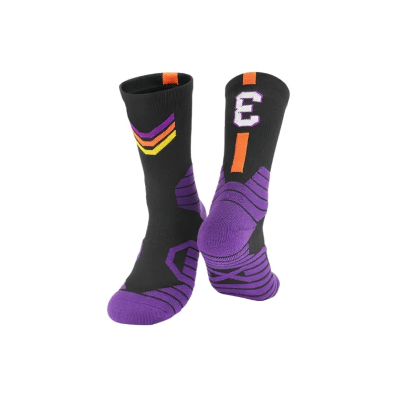 Gentle Welcome Basketball Socks Unisex-6