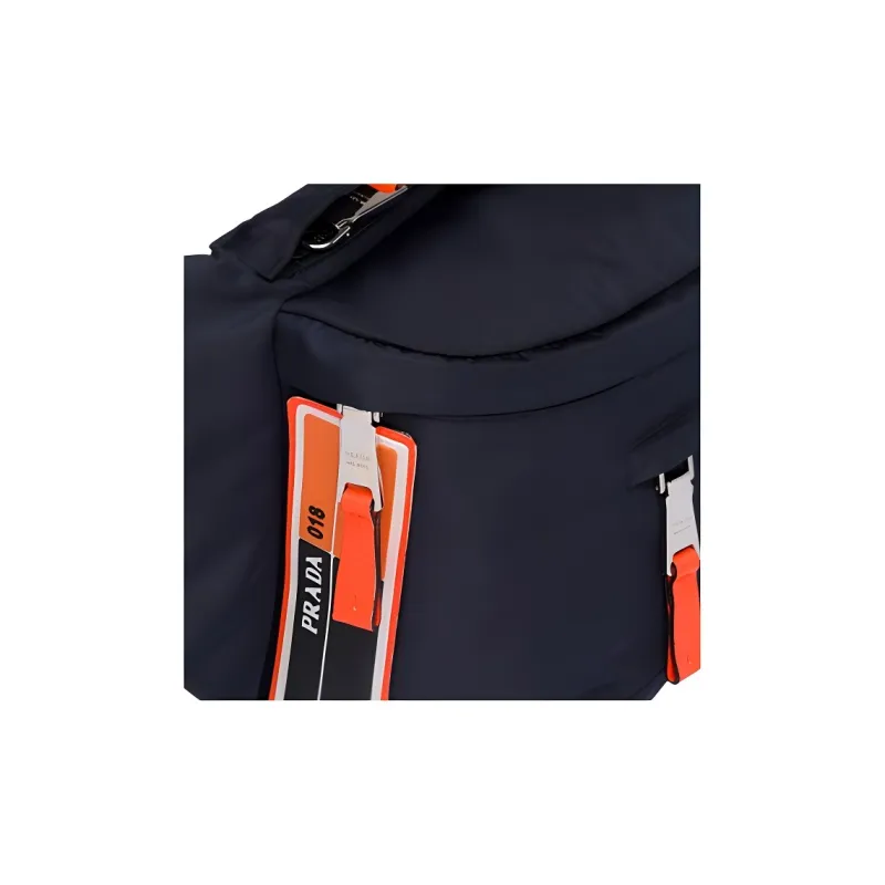 PRADA Nylon Fanny Pack Unisex Dark Blue-3
