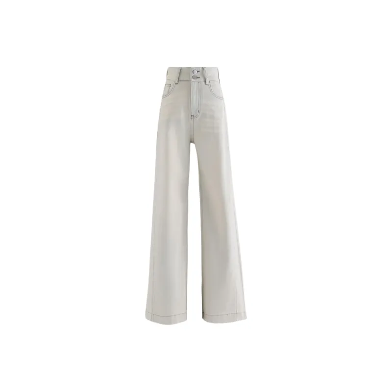 Weixi Jeans Women's Cream Apricot-0