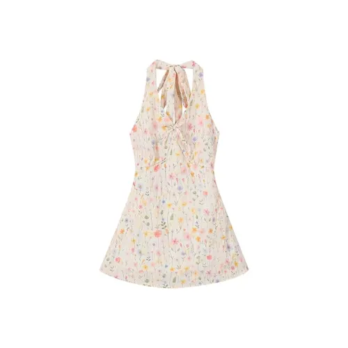 KYKW Tank Tops Women's Apricot Floral