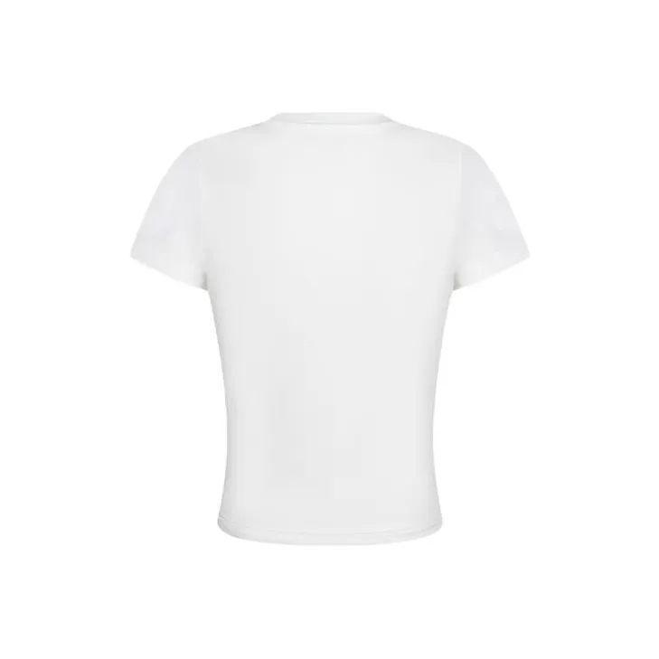 Aimilian Drop Shoulder Sleeve Short Sleeved Women's-5