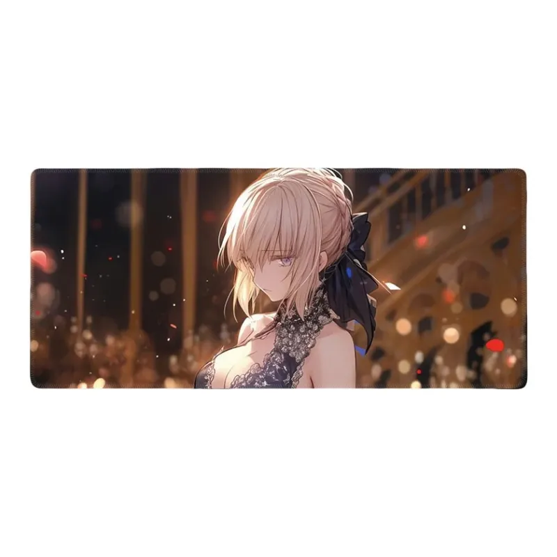 DANYIN Fate Extra Large Saber Anime Table Mats For Esports Gaming Computer Keyboard Mouse Pad Home Use Mouse Pads-18