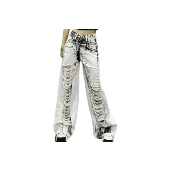 T-IRA Jeans Unisex White