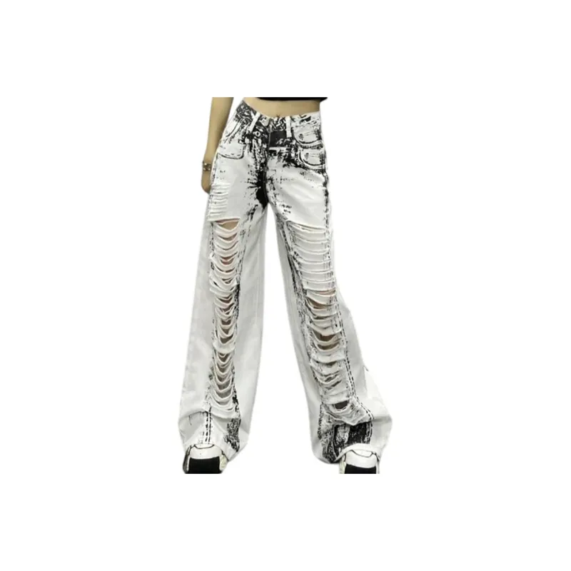 T-IRA Jeans Unisex White-0