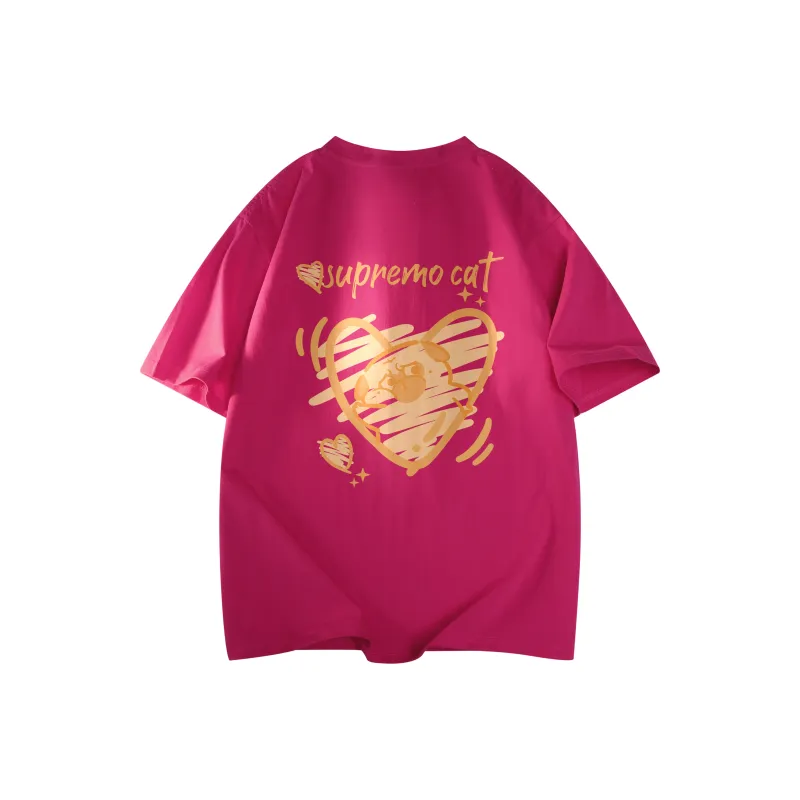 Supremo Cat T Shirts Unisex-10