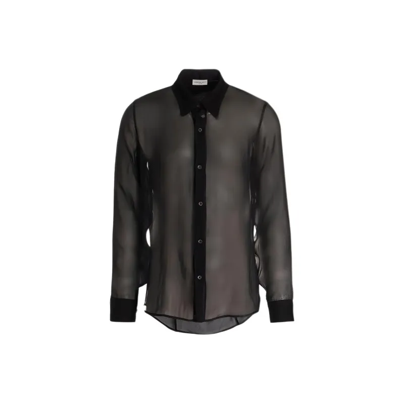 DRIES VAN NOTEN SS22 Shirt Men's Black-0
