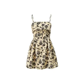 YGPRW Slip Dresses Women's Yellow