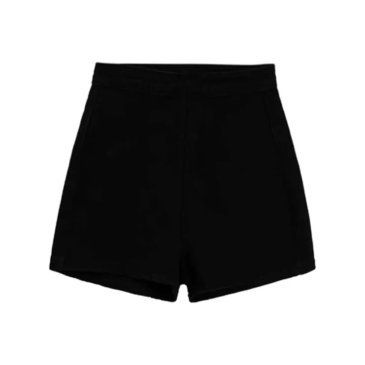 ECNR Denim Shorts Women's Black-1
