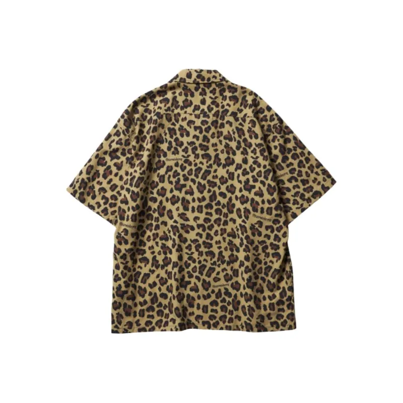 Liberaiders LEOPARD RAYON SHIRT Unisex-1