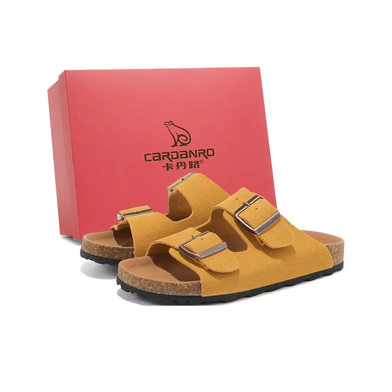 CARDANRO Quiet Slip Resistant Odor Resistant Abrasion Resistant Slide Slippers Women's-11