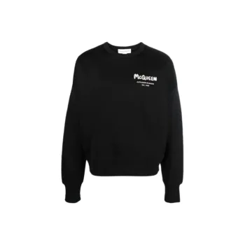 Alexander McQueen Grafitti Logo Printed Sweatshirt