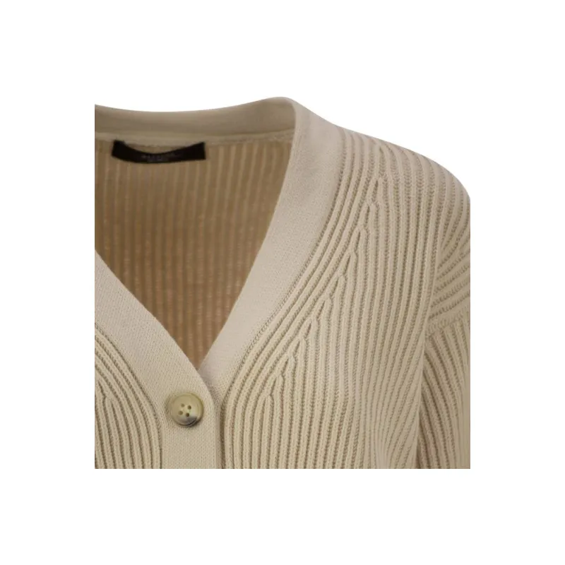 WEEKEND MaxMara Nirvana Ribbed Knit Cardigan-3