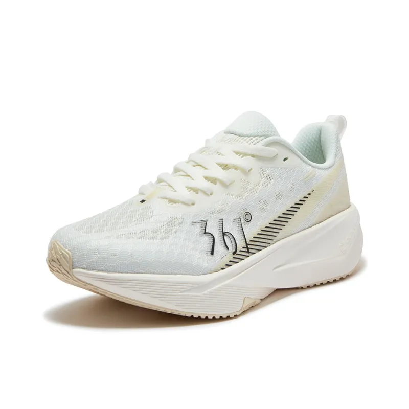 361° Spirit Bee Abrasion Resistant Slip Resistant Low Top Casual Training Running Shoes Women's White-1