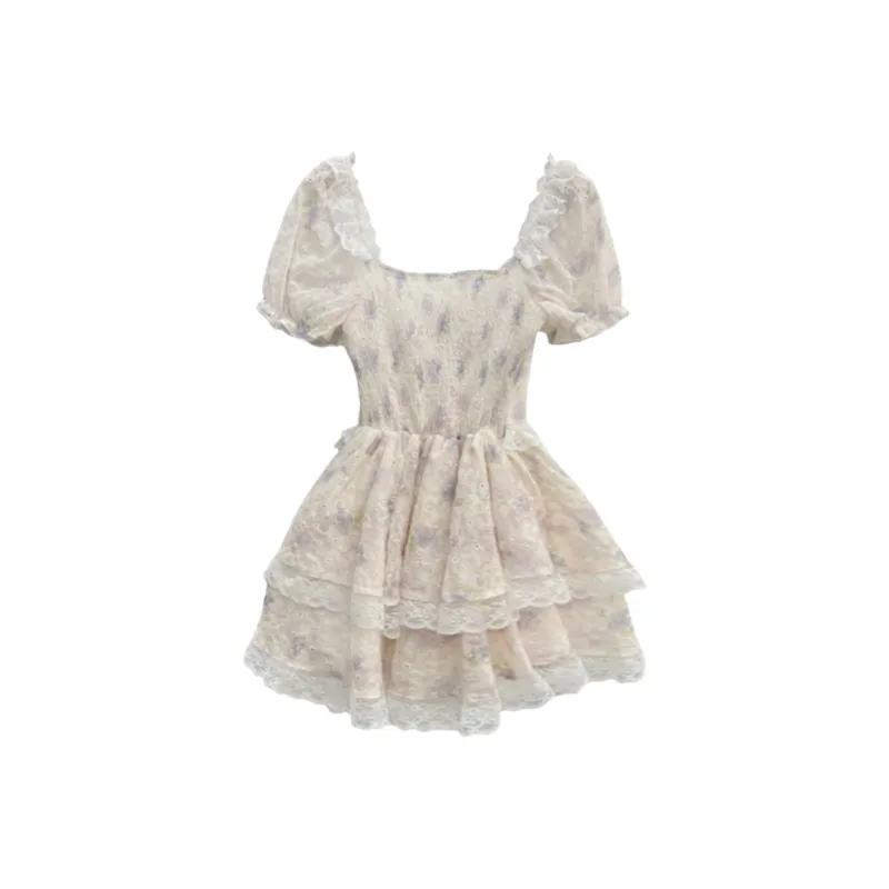 Peaches Peaches Short Sleeved Dress Women's-1