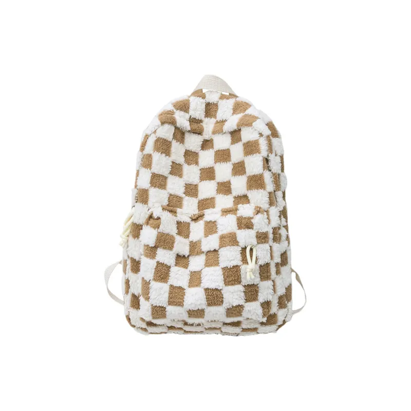 DCLOUD Plush Backpack Unisex Multicolor-14