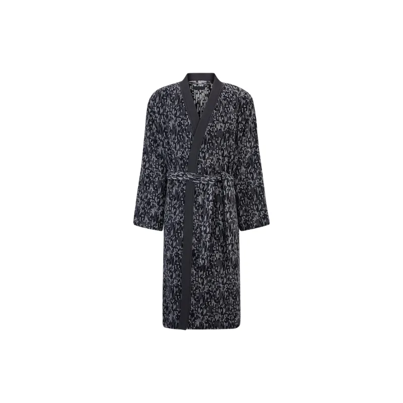 HUGO BOSS Sleep Robe Men's Dark Gray-0