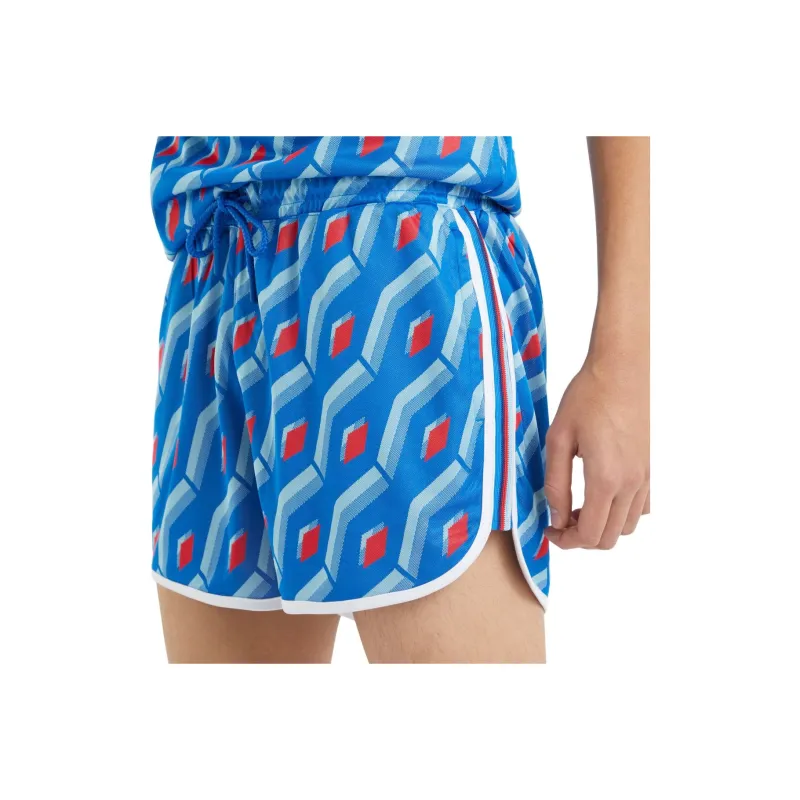 Umbro Jacquard Retro Short Casual Shorts Men's Blue-3
