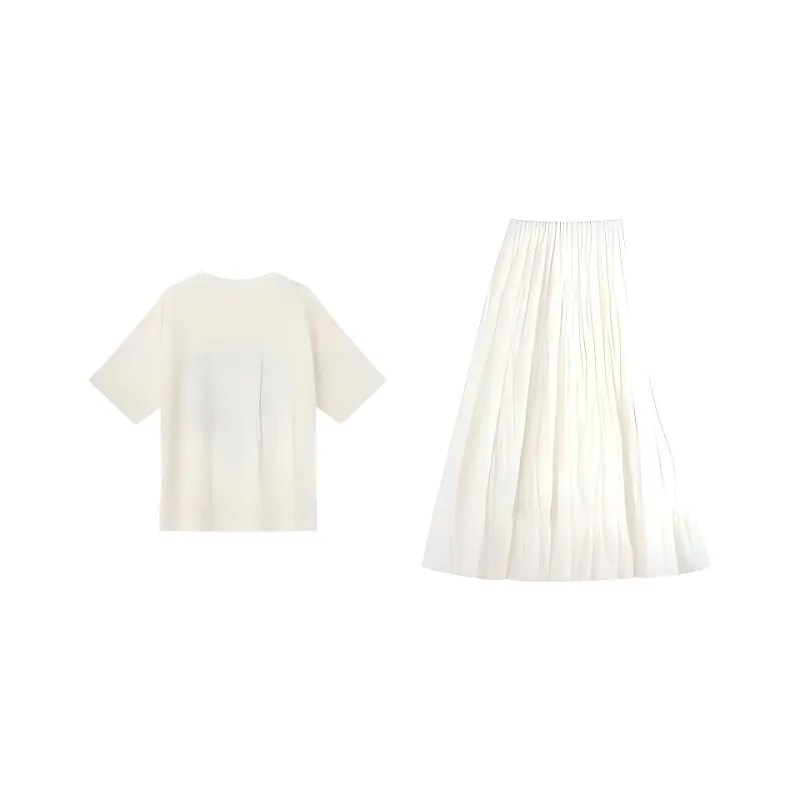 DOSOHEB Two Piece Skirt Sets Women's-1