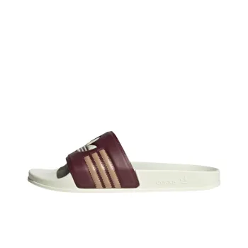 Adidas Originals ADILETTE SLIDES Slip Resistant Abrasion Resistant Slide Slippers Unisex Russet
