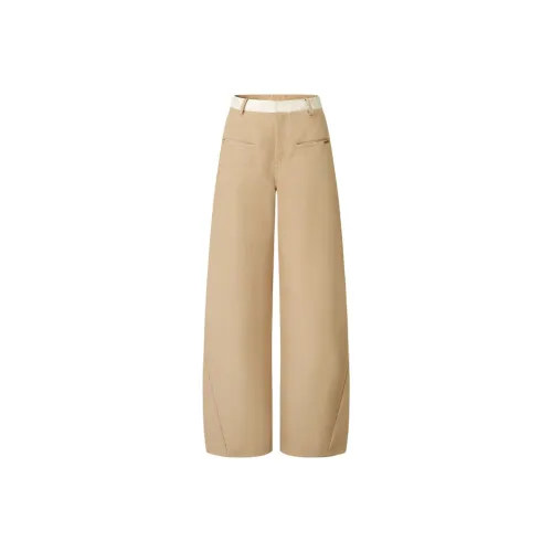 NAWS Spring Summer Candy Casual Pants Straight Fit Women's