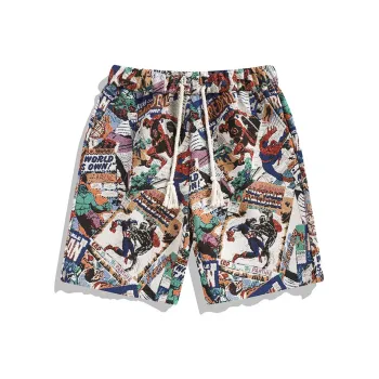 PEIMENG Beach Shorts Men White