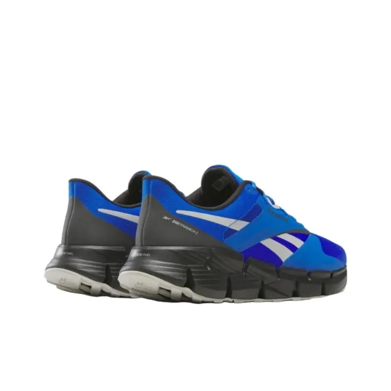 Reebok Zig Dynamica 5 Anti Slip Wear Resistant Low Top Running Shoes Unisex Blue-3