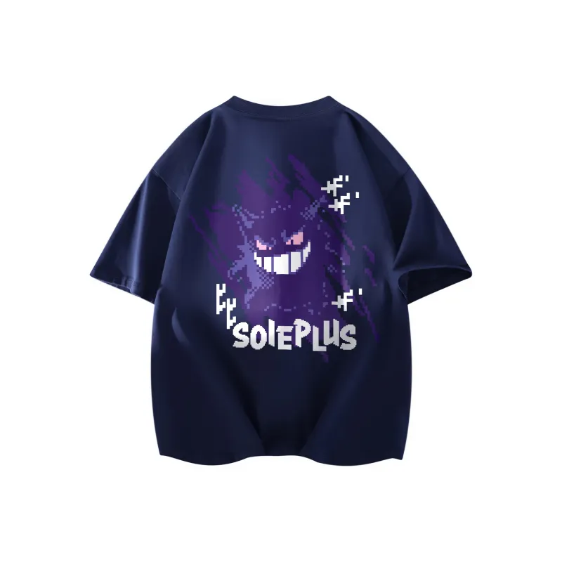 SOIE T-Shirts Unisex Navy Blue-0